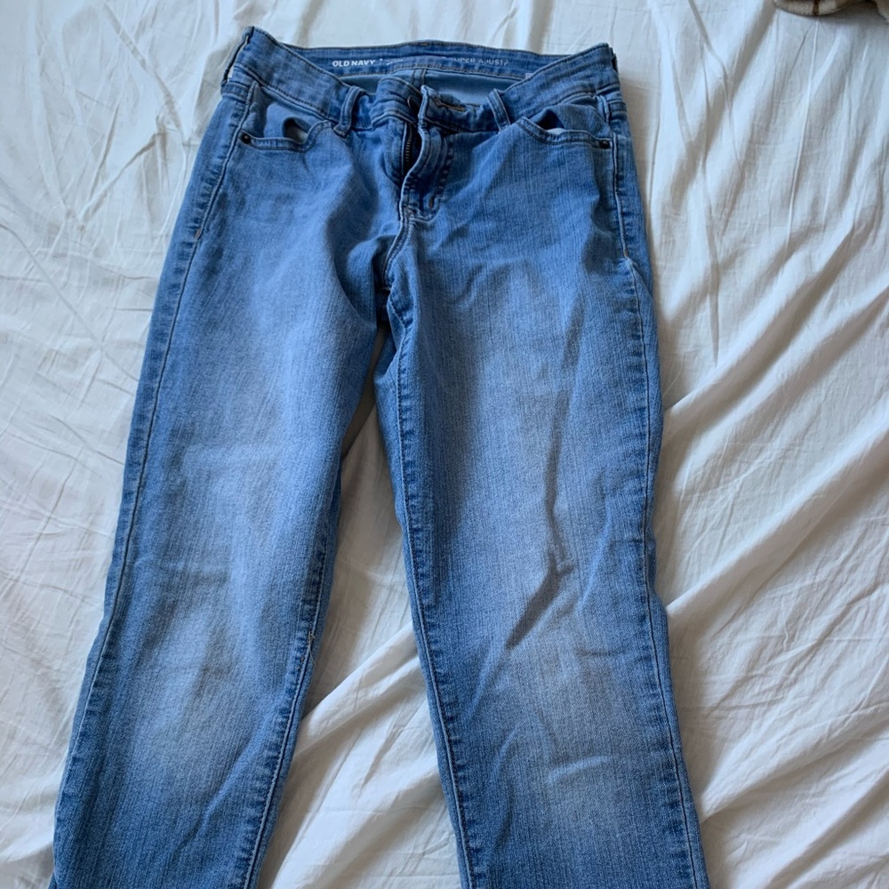 light wash jeans
